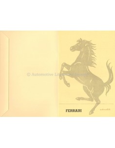 1992 FERRARI PRODUCTIE PROGRAMMA 1946/47 HERDRUK BROCHURE ITALIAANS 2