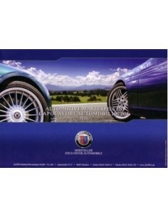 2009 BMW ALPINA PROGRAMMA BROCHURE ENGELS