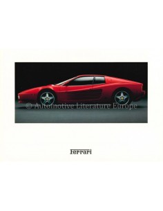 1992 FERRARI 348 SERIE SPECIALE POSTKARTE
