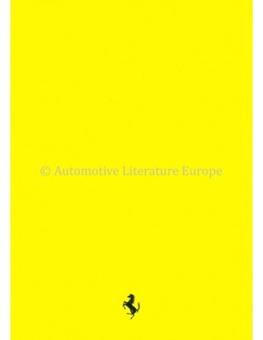 1992 FERRARI LA FERRARI BROCHURE 720/92