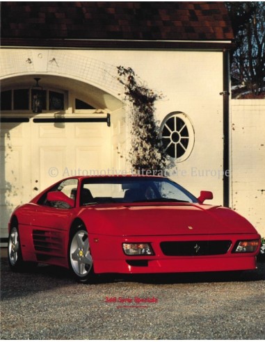 1993 FERRARI 348 SERIE SPECIALE BROCHURE ENGLISH