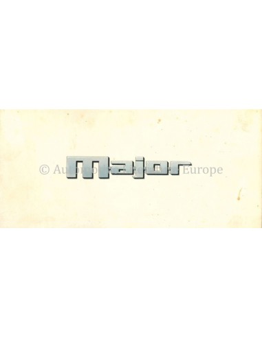 1962 RENAULT R8 MAJOR BROCHURE DUTCH