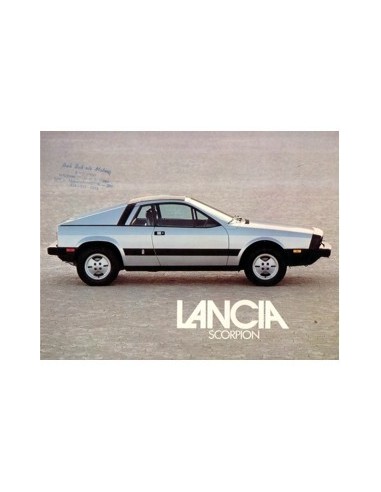 1979 LANCIA SCORPION LEAFLET USA