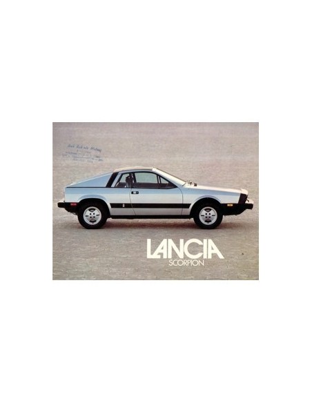 1979 LANCIA SCORPION LEAFLET USA