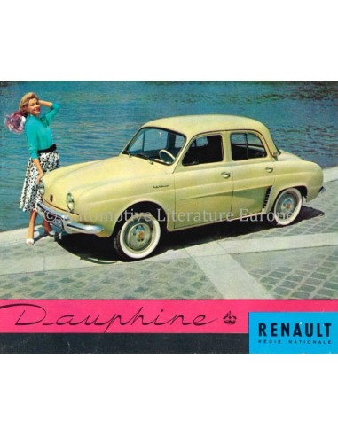 1957 RENAULT DAUPHINE BROCHURE DUTCH