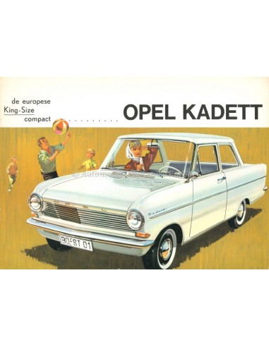 1962 OPEL KADETT A BROCHURE DUTCH