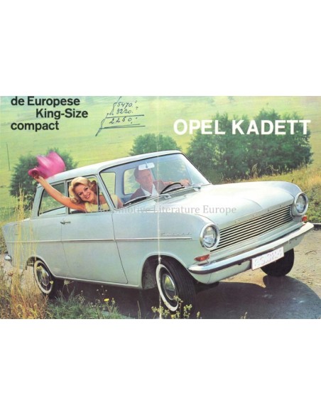 1963 OPEL KADETT A BROCHURE DUTCH
