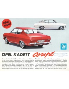 1965 OPEL KADETT B COUPÉ BROCHURE DUTCH