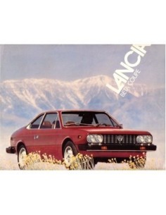 1979 LANCIA BETA COUPE LEAFLET USA