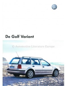2004 VOLKSWAGEN GOLF VARIANT BROCHURE DUTCH