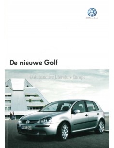 2004 VOLKSWAGEN GOLF BROCHURE NEDERLANDS