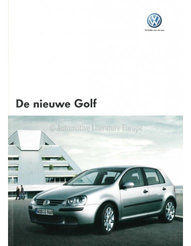2004 VOLKSWAGEN GOLF BROCHURE DUTCH