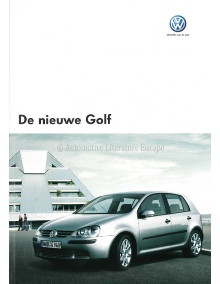 2004 VOLKSWAGEN GOLF BROCHURE DUTCH