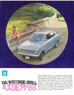 1968 OPEL KADETT B RANGE BROCHURE DUTCH