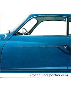 1963 VOLKSWAGEN 1500 KARMANN GHIA PROSPEKT NIEDERLANDISCH