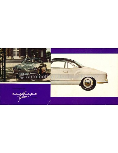 1964 VOLKSWAGEN 1200 KARMANN GHIA PROSPEKT DEUTSCH