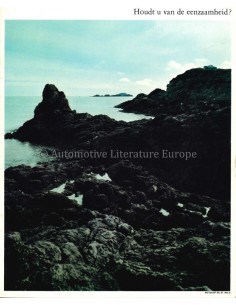 1964 VOLKSWAGEN KARMANN GHIA BROCHURE DUTCH