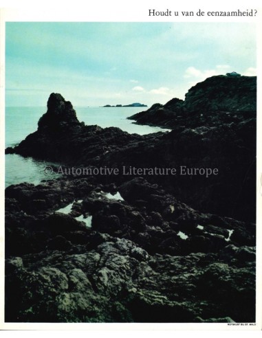 1964 VOLKSWAGEN KARMANN GHIA PROSPEKT NIEDERLANDISCH