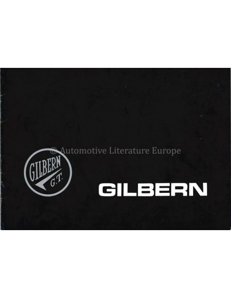 1959 GILBERN GT1800 / 2 LITRE V4 BROCHURE ENGLISH