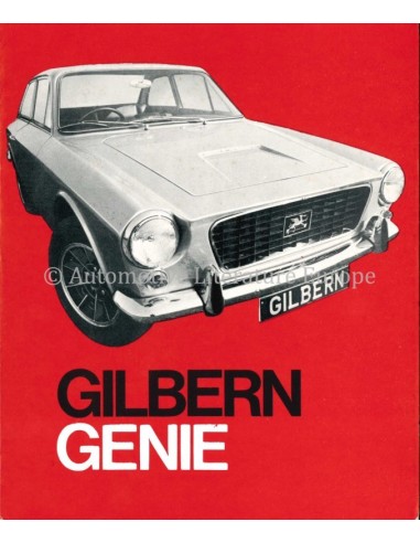 1968 GILBERN GENIE BROCHURE ENGLISH