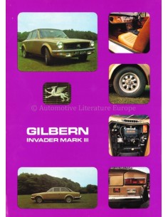 1970 GILBERN MARK III INVADER DATENBLATT ENGLISCH