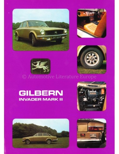 1970 GILBERN MARK III INVADER LEAFLET ENGLISH