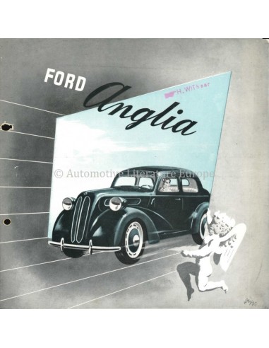 1951 FORD ANGLIA BROCHURE DUTCH