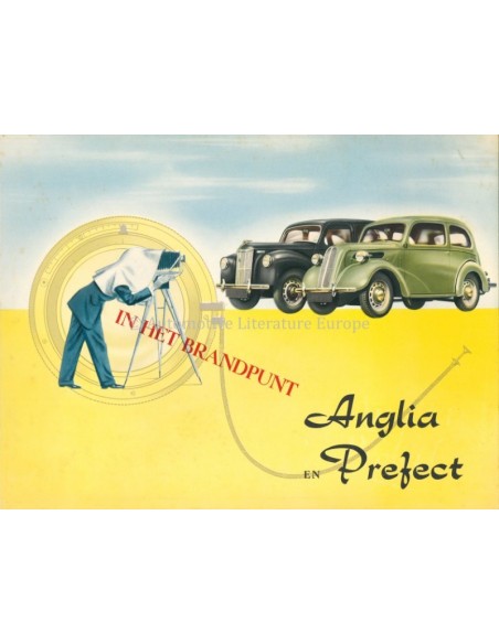 1952 FORD PREFECT & ANGLIA BROCHURE DUTCH