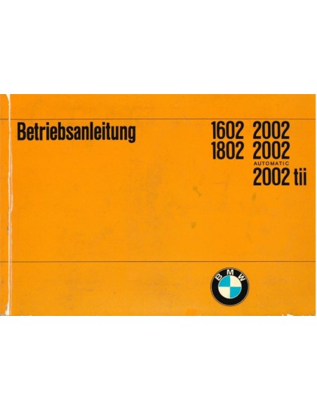 1971 BMW 1602 1802 2002 BETRIEBSANLEITUNG DEUTSCH