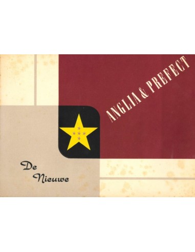 1953 FORD PREFECT & ANGLIA PROSPEKT NIEDERLÄNDISCH