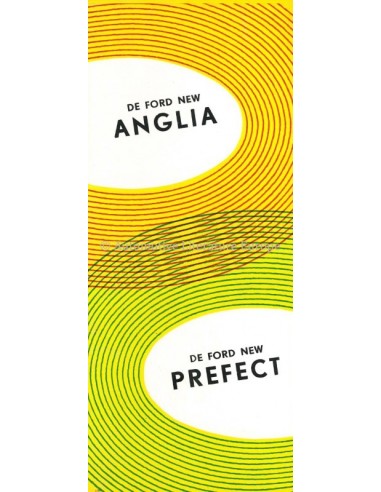 1954 FORD PREFECT & ANGLIA PROSPEKT NIEDERLÄNDISCH