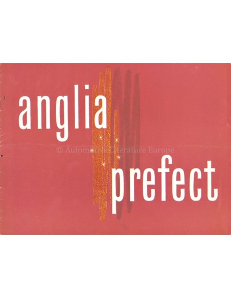 1954 FORD PREFECT & ANGLIA BROCHURE DUTCH