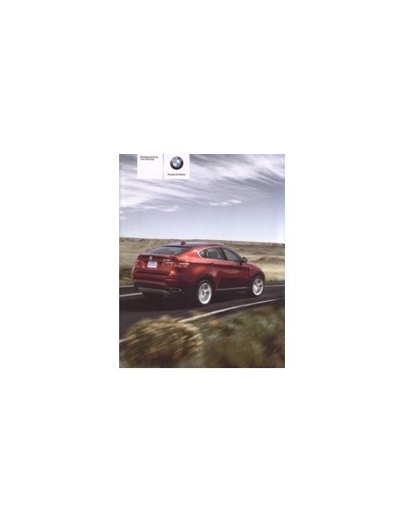 2008 BMW X5 & X6 INSTRUCTIEBOEKJE DUITS