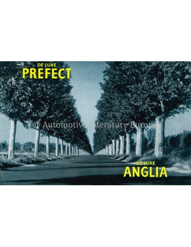 1956 FORD PREFECT & ANGLIA DELUXE PROSPEKT NIEDERLÄNDISCH