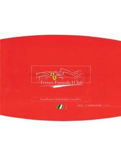 1998 FERRARI FORMULA 1 CLUB FOLDER ITALIAN 2