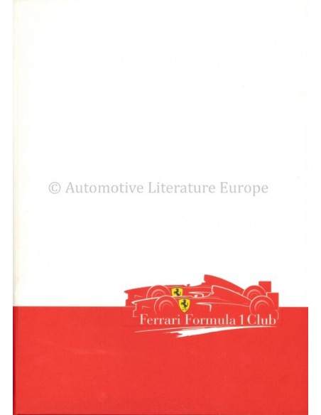 1998 FERRARI FORMULA 1 CLUB MAPPE ITALIENISCH