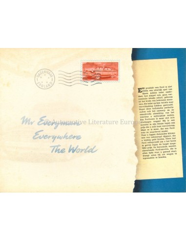 1957 FORD UK RANGE BROCHURE DUTCH