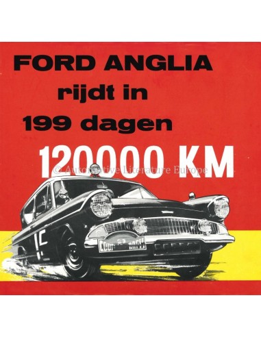 1961 FORD ANGLIA BROCHURE NEDERLANDS