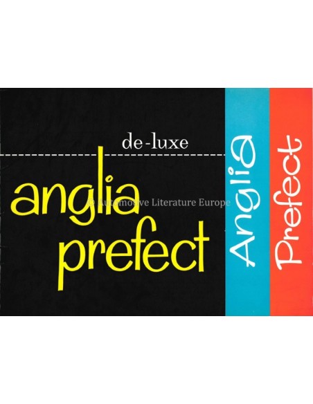 1959 FORD PREFECT & ANGLIA DELUXE BROCHURE DUTCH