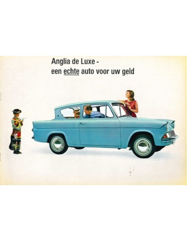 1965 FORD ANGLIA DELUXE / ESTATE DELUXE BROCHURE DUTCH