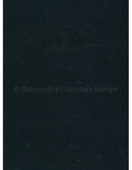 2019 BMW M8 BROCHURE DUITS