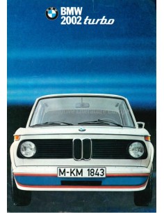 1973 BMW 2002 TURBO BROCHURE DUITS