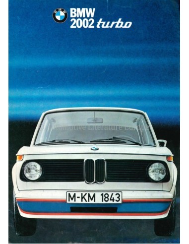 1973 BMW 2002 TURBO BROCHURE DUITS