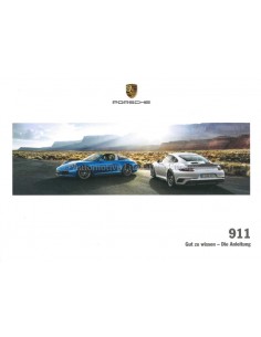 2017 PORSCHE 911 R INSTRUCTIEBOEKJE DUITS