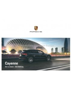 2019 PORSCHE CAYENNE INSTRUCTIEBOEKJE DUITS