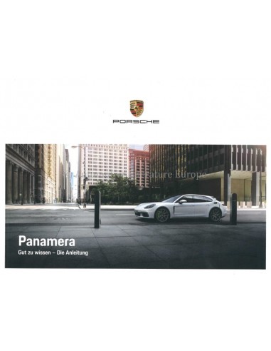 2019 PORSCHE PANAMERA BETRIEBSANLEITUNG DEUTSCH