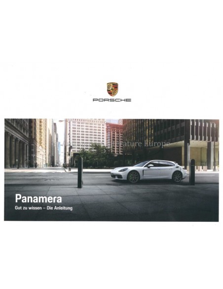 2019 PORSCHE PANAMERA OWNER'S MANUAL GERMAN