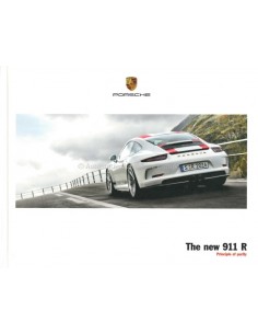 2017 PORSCHE 911 R HARDCOVER BROCHURE JAPANS