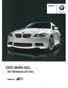 2012 BMW M3 BETRIEBSANLEITUNG DEUTSCH