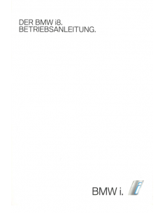 2015 BMW I8 OWNERS MANUAL GERMAN